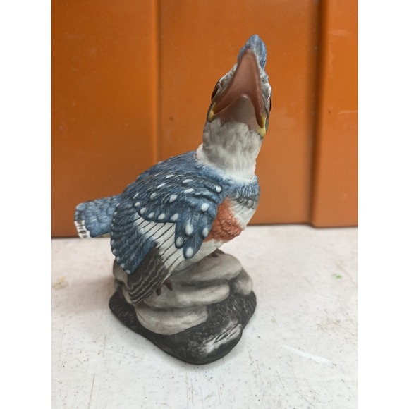 Vintage Boehm Porcelain Fledgling Kingfisher Bird #400-78 Made In USA - Picture 2 of 10
